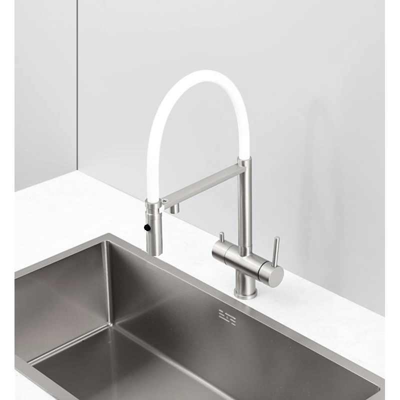 Комбінований FKM 3130 Inox White