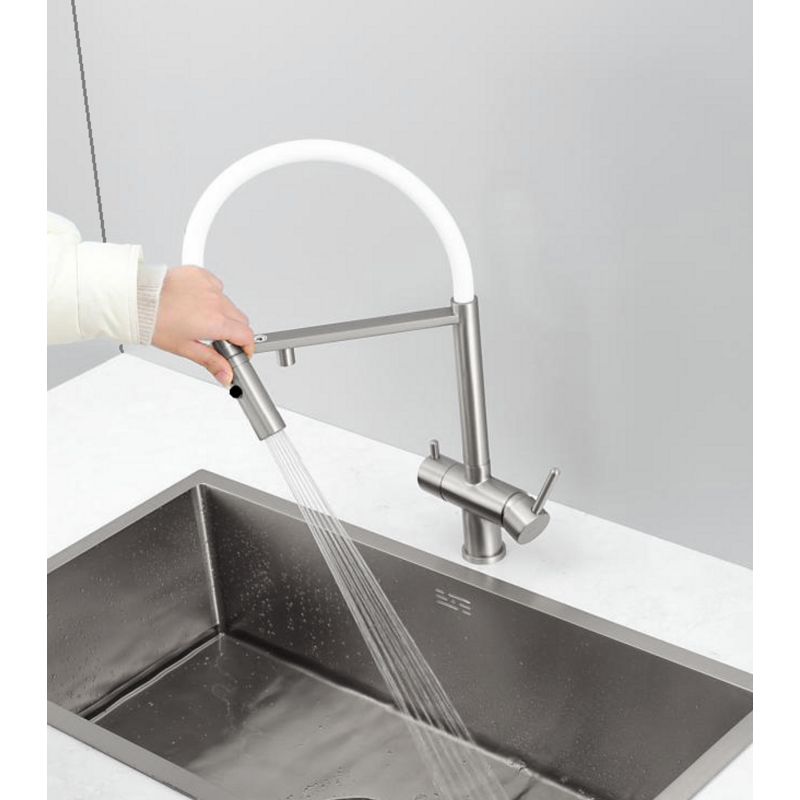 Комбінований FKM 3130 Inox White