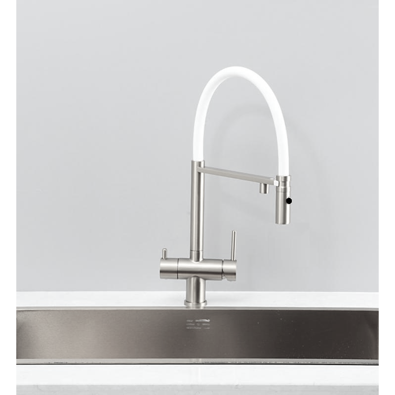Комбінований FKM 3130 Inox White