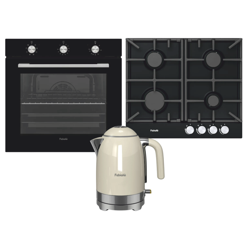 Комплект "Black" з чайником у подарунок