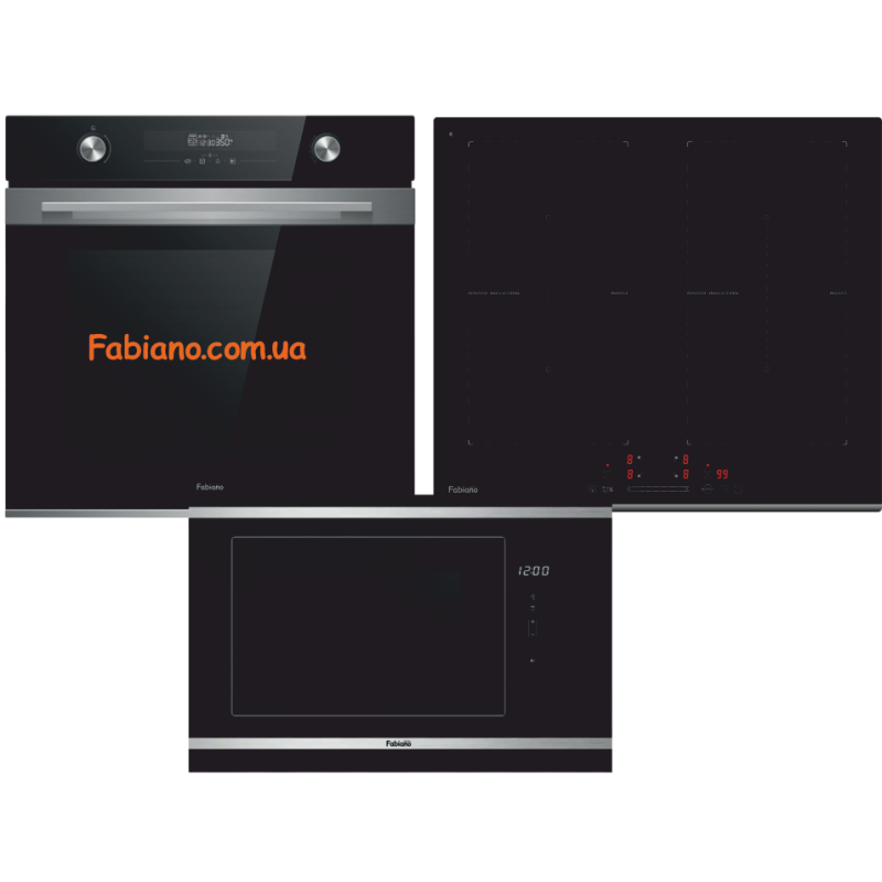 Комплект вбудованої техніки Black Induction