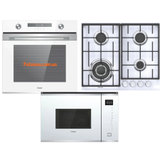 Комплект вбудованої техніки White 4 газ 2.0