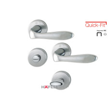 Комплект ручок Hoppe GENOVA WC 2711666 Хромований Матовий/полірований F42/F69 (901.83.174)