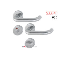 Комплект ручок Hoppe PARIS WC 10720087 Матовий F69 (903.83.030)