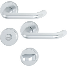 Комплект ручок Hoppe PARIS WC 3421821 сріблястий алюміній F1 (903.99.971)