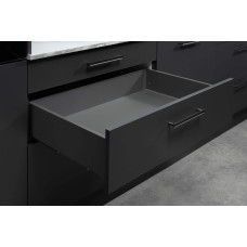 Комплект шухляди середньої Matrix S Slim 2.0 з дотягом H135 L450 35 кг антрацит 51413224