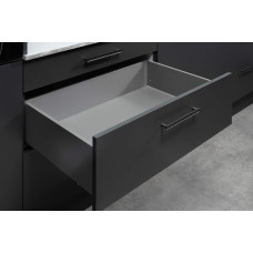 Комплект шухляди середньої Matrix S Slim 2.0 з дотягом H135 L500 35 кг сірий 51413525