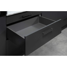 Комплект шухляди середньої Matrix S Slim 2.0 з дотягом H167 L400 35 кг антрацит 51414223
