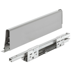 Комплект висувних шухляд з доводчиком Hafele Matrix Box S до 35 кг 120 х 500 мм Сірий (552.54.695)