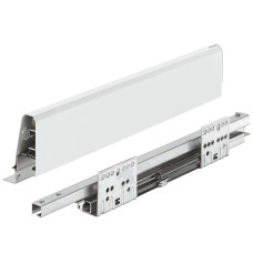 Комплект висувних шухляд з доводчиком Hafele Matrix Box S до 35 кг 84 х 450 мм Білий (552.56.794)