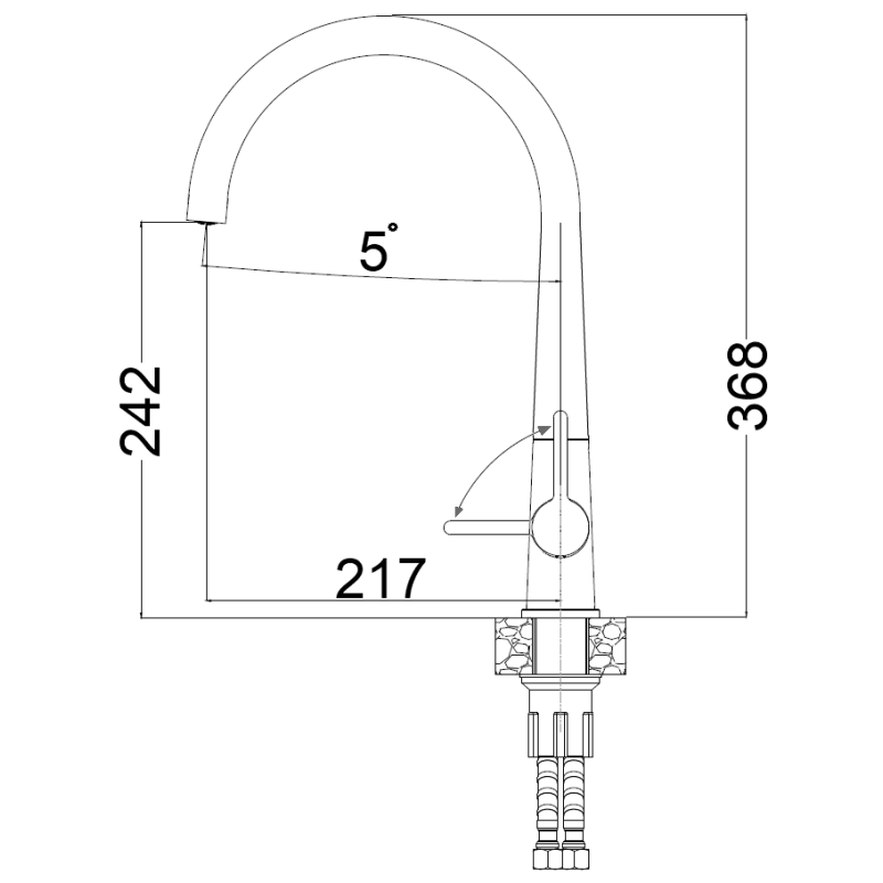 Кухонний змішувач FKM 72 SS Inox