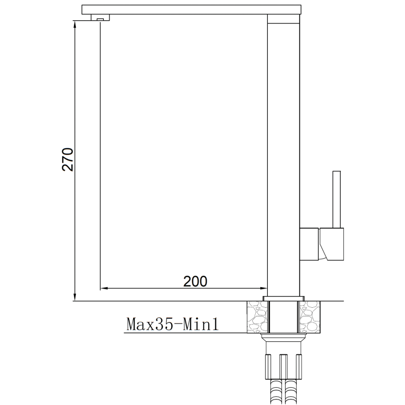 Кухонний змішувач FKM 57 Nano Graphite