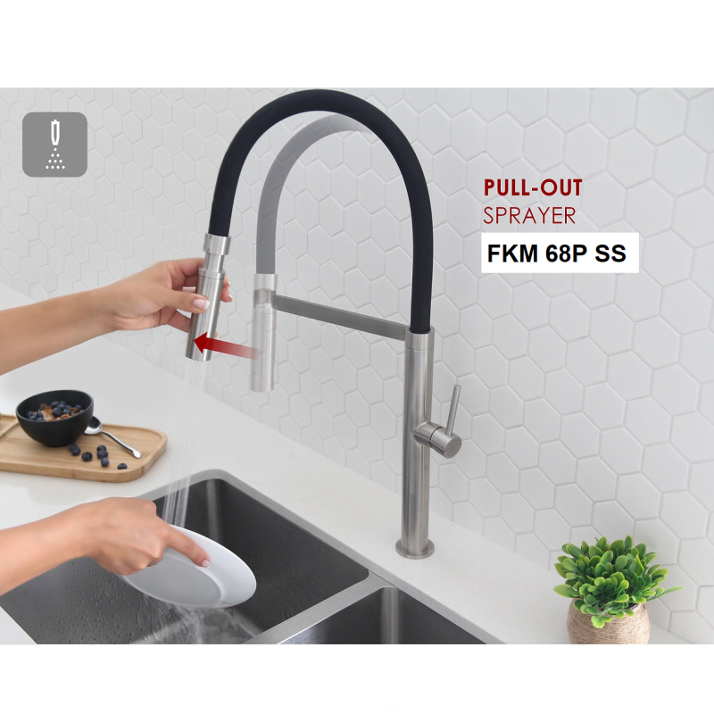 Кухонний змішувач FKM 68P SS Inox