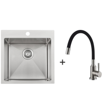Мийка BR 50x50 Celldecor + Змішувач FKM 56 Flex Inox