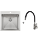 Мийка BR 50x50 Celldecor + Змішувач FKM 56 Flex Inox