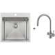 Мийка BR 50x50 Celldecor + Змішувач SKС 90 ST Inox