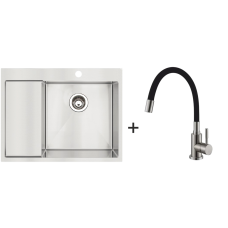 Мийка BR 62x50 Right + Змішувач FKM 56 Flex Inox