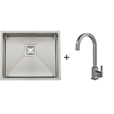 Мийка Quadro 53 Celldecor + Змішувач FKM 71 Inox