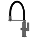 Мийка Top 49 Celldecor Nano Graphite + Змішувач FKM 3120 Black Steel + Дозатор FASD 41 Graphite