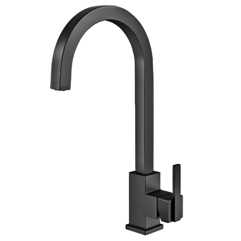 Мийка Top 49 Celldecor Nano Graphite + Змішувач FKM 71 Black Steel + Дозатор FASD 41 Graphite