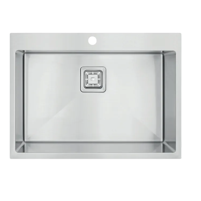 Мийка Top 65 Celldecor + Змішувач FKM 3120 Inox + Дозатор FASD 25 Inox