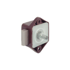 Накладний замок-засувка Push-Lock Mini BRN 15 мм коричневий 21161106