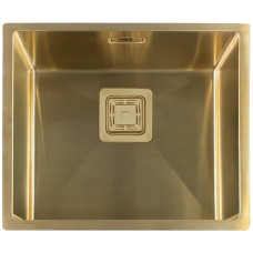 Нерж. мийка Quadro 53 Nano Gold R10 (53x44) 1,20 мм