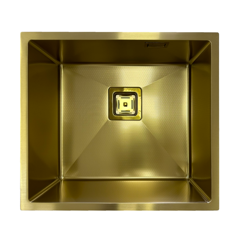 Нерж. мийка Quadro 49 Celldecor Nano Gold