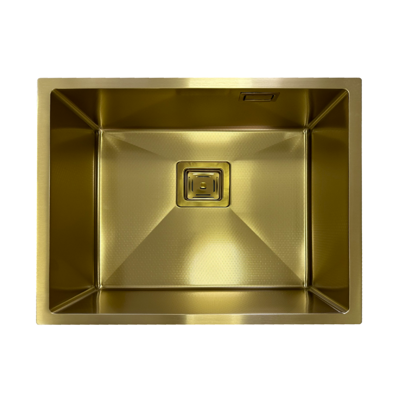 Нерж. мийка Quadro 53 Celldecor Nano Gold