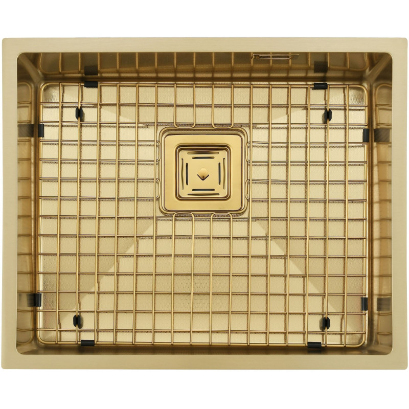 Нерж. мийка Quadro 53 Celldecor Nano Gold