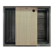 Нержавіюча мийка Quadro Center 54 Celldecor Nano Graphite