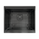 Нержавіюча мийка Quadro Center 54 Celldecor Nano Graphite
