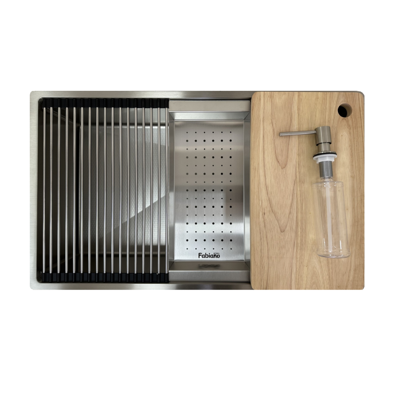 Нержавіюча мийка Quadro Center 74 Celldecor