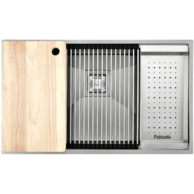 Нержавіюча мийка Quadro Center 74 Celldecor