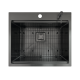 Нержавіюча мийка TOP Center 57 Celldecor Nano Graphite