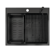 Нержавіюча мийка TOP Center 57 Celldecor Nano Graphite