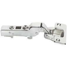 Петля METALLA SM PUSH 110° півнакладна сталь нікельований 45x9.5 під шуруп 31160801