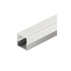 Профіль для стрічок LED 2013/2015/3013/3015 алюміній срібний 13х18х2500 мм нижнє кріплення молочний П 83372988