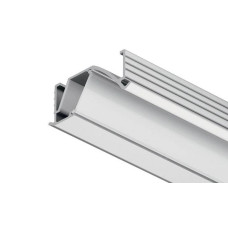 Профіль для стрічок LED алюміній срібний 40х16х2500 мм 83374845