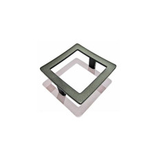 Ручка-кнопка frame чорний 74 х 74 мм 10450351