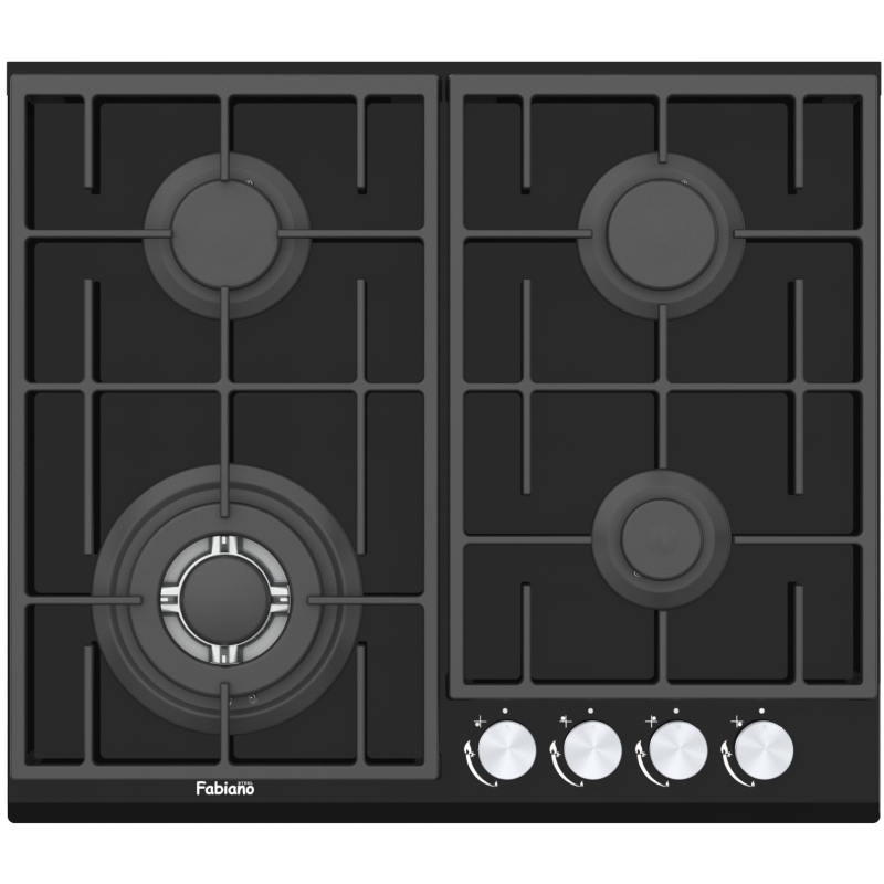 Варильна поверхня газова FHG 8244 VGHT Black Glass