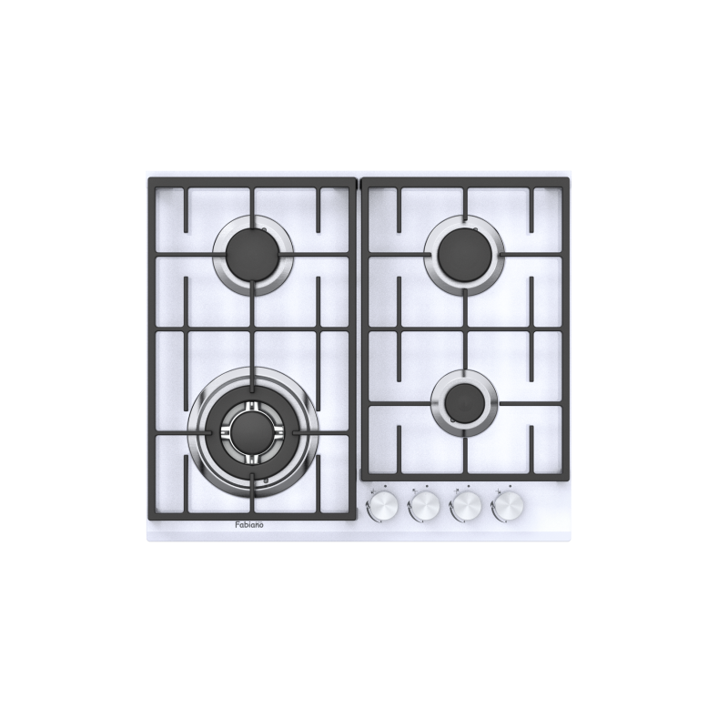 Варильна поверхня газова FHG 8244 VGHT White Glass