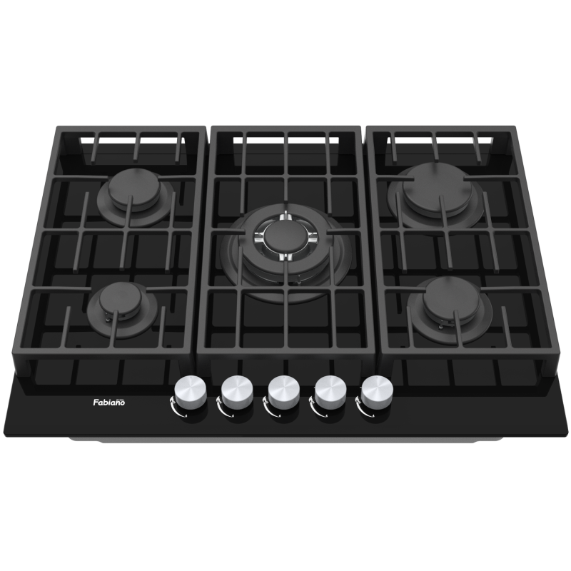 Варильна поверхня газова FHG 8255 VGHT Black Glass