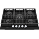 Варильна поверхня газова FHG 8255 VGHT Black Glass