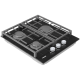 Варильна поверхня газова FHG 8453 VGH Black Glass