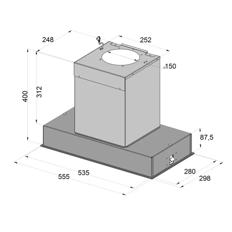 Витяжка Festival 60 Silence+ Black
