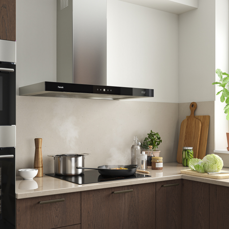 Витяжка Linea 90 Silent Inox