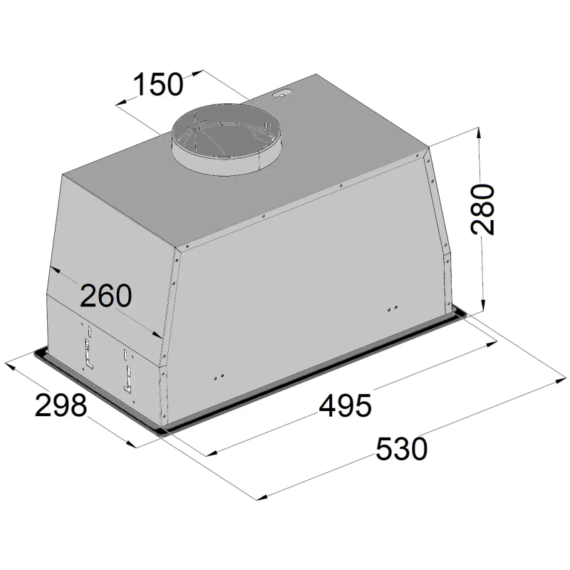 Витяжка Luna 53 Diamond Black