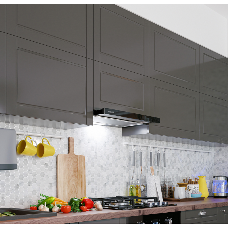 Витяжка SlimLine 60 Black Glass