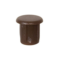 Заглушка отвору Hafele D5/6.6 RAL8014 Темно-коричнева 500 шт (045.20.102)